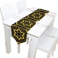 thumbnail image 5 of SKYSONIC Table Runner Ornamental Pattern Washable Table Cloth Runner for Holiday Home Wedding Table Top Decoration 13x90 Inches, 5 of 5