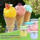 thumbnail image 3 of 4-Pack Pint Containers with Lids for Ice Cream Maker Accessories, 3 of 5