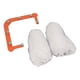 thumbnail image 4 of Juego de 2 filtros triangulares para fregadero, con 100 bolsas para residuos de cocina, color naranja, 4 of 14