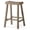 Antiqued Grey, variant on Vincent Counter Stool – 26 Inches – Rectangular Stool with Footrest – Grey Solid Wood – Space-Saving Design for Kitchen Counters & Islands