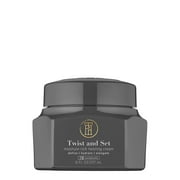 TPH BY TARAJI Twist & Set Twisting Curl Defining Curl Cream for Coily & Curly Hair with Shea Butter, Castor Oil & Mango Seed Butter | Natural Hair Styling Product, 8 oz.