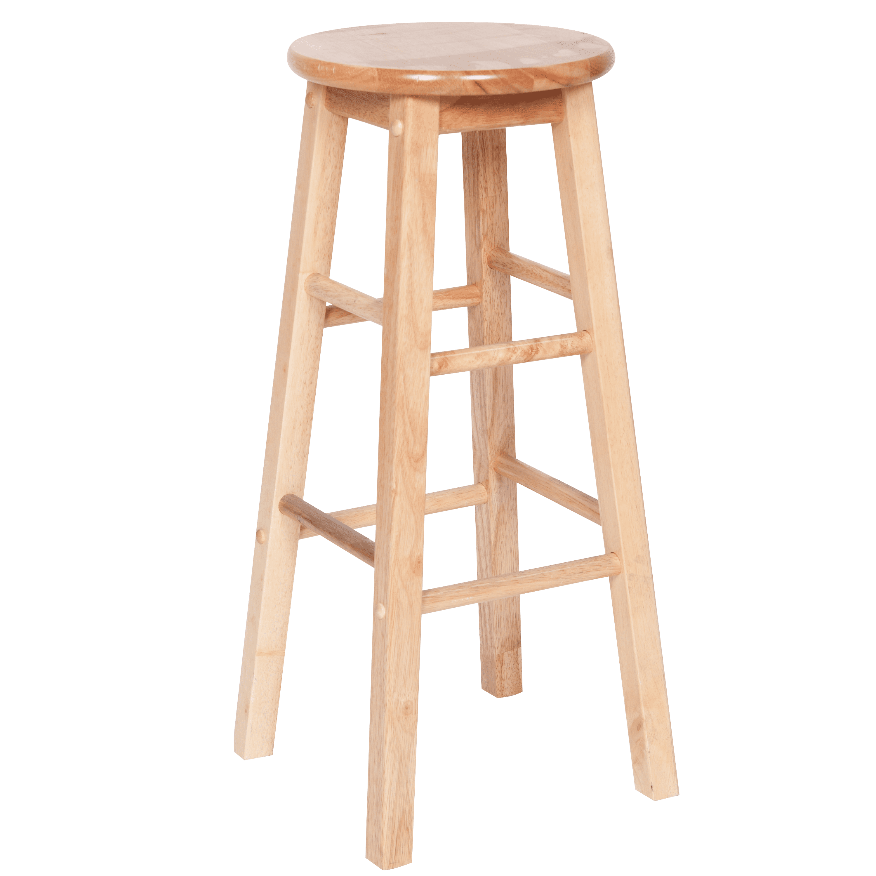 Bar Stool - Wood - Natural - KD Assembly Required (2/Box)