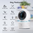 thumbnail image 2 of Geeni Scope Ultra 2K Indoor Camera, 1440p Video Resolution 360° Auto-Follow, Dual Band 2.4GHz and 5GHz Wi-Fi, 2 of 11