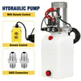 thumbnail image 3 of 12V Double-Acting Hydraulic Pump for Dump Trailers | 6L Non-Metallic Reservoir | Compact Lift System, 3 of 7