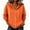 1# Orange, variant on Zip Up Hoodies Women 2026 Spring Casual Long Sleeve Sweatshirts Fall Winter Track Jackets with Pockets Light Gray M