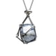 thumbnail image 1 of Natural Crystal Mesh Pocket Metal Necklace Woven Pendant Chain Mesh Pocket Pendant Rope, 1 of 4