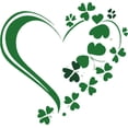 thumbnail image 5 of Today St. Patrick's Day Shirts for Women 3/4 Sleeve Blouses Dressy Heart Shamrock T Shirt Round Neck Top Summer Pullover Tshirt, 5 of 5