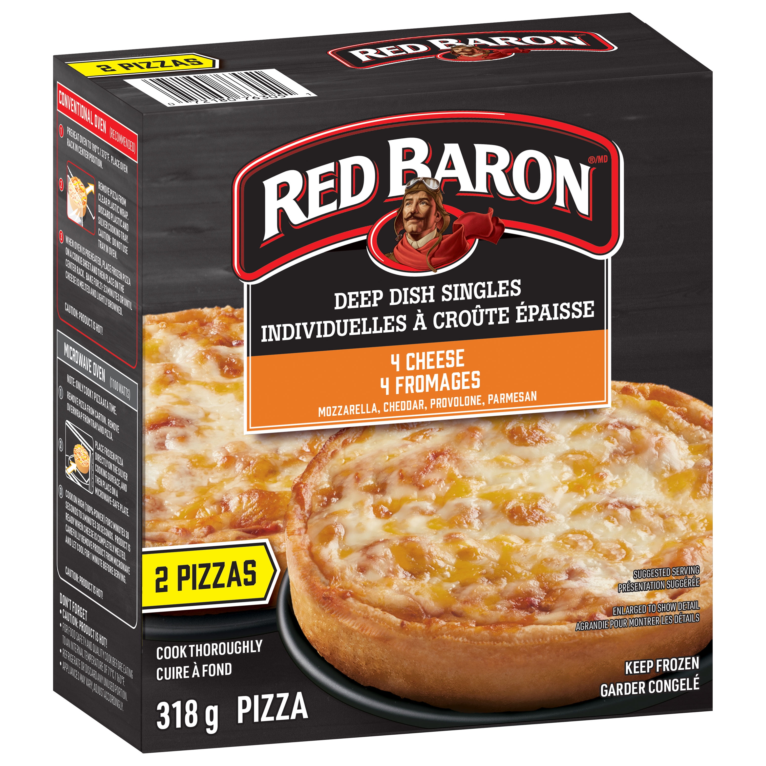 Red Baron Deep Dish 4 fromages (Simples)