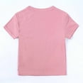 thumbnail image 6 of Plebaso T Shirts for Toddler Baby Boys Girls Short Sleeve Comfort Tee Shirts Solid Color Kids Summer Tops, 6 of 7