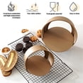 thumbnail image 3 of Baking Mold Round Non-stick Cake Pan Carbon Steel Round Baking Mold Roll Rim Kitchen Dish Plate with Removable Bottom, 8 Inch, 3 of 9