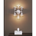 thumbnail image 6 of Alora Lighting WV328611AW Cadence 6 Light 14" Tall Wall Sconce - Off White, 6 of 7