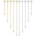 thumbnail image 1 of 10 Pcs Necklace Extenders Bracelet Extenders Chains Extenders for DIY Jewelry Making, 1 of 6
