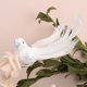 thumbnail image 1 of Paloma Artificial, pájaros, palomas falsas, pluma de simulación, Paloma, árbol de Navidad, adornos artesanales para fiesta de boda, decoración para sala de estar, 1 of 4
