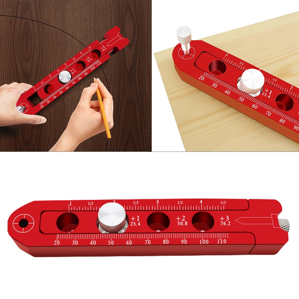 MOMOJIA Aluminum Woodworking Drawing Compass Drawing Circle Artifact1mper1a1Metric