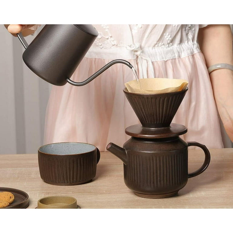 Ceramic drip coffee clearance maker