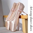 thumbnail image 5 of Zapatos planos de ballet para mujer Zapatos de punta de satén con cordones Regalo para amantes del baile de ballet, 5 of 5
