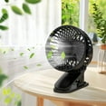 thumbnail image 5 of PATLOLLAV 1 Pcs Clip on Fan, Small Portable Fan with 3 Speeds, 360° Adjustable, Small USB Powered Fan, Mini Personal Fan for Home Office Desktop, 5 of 7
