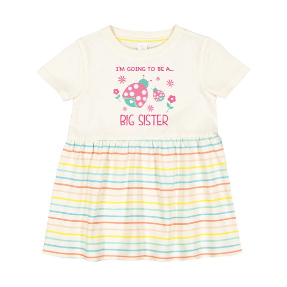 Inktastic I'm Going to Be a Big Sister Girls Baby Dress