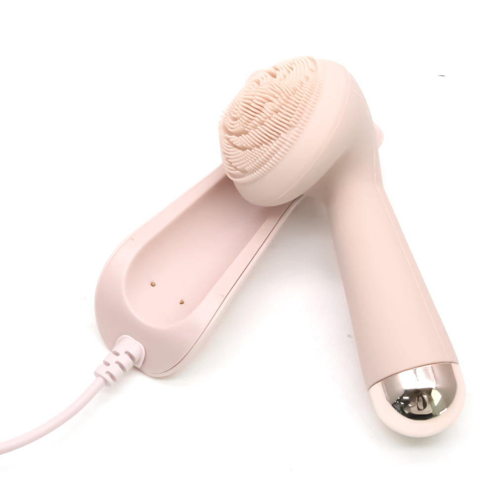 Cosprof Silicone Facial Cleansing Brush, Electric Silicone Face Scrubber Skin Beauty Device USB Rechargeable for Makeup Remover