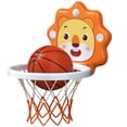 thumbnail image 2 of Aro de baloncesto plegable para niños pequeños, altura ajustable para juego de pelotas en casa y oficina, 2 of 8