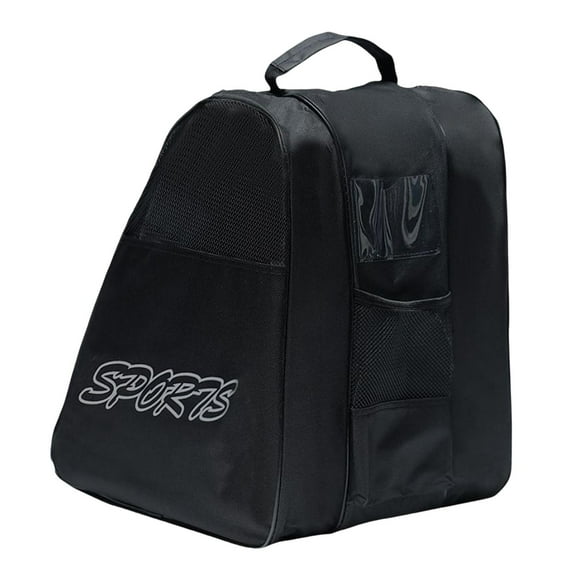 Almencla Breathable Skates Bag Case Roller Skates Inline Skates Ice Skates Roller Skating Black