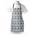 thumbnail image 3 of Deer Apron Pine Trees with Animals Antlers Winter Season December Christmas Themed Illustration, Unisex Kitchen Bib Apron with Adjustable Neck for Cooking Baking Gardening, Multicolor, by Ambesonne, 3 of 3