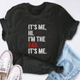 thumbnail image 4 of EcoLoom Retro It's Me Hi I'm The Dad It's Me Fathers Day Short Sleeve Unisex T Shirt, 4 of 6
