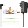 thumbnail image 3 of PLUSPOE 24V UL-Listed AC DC Switching Power Supply Adapter for 100ml 200ml 300ml 400ml 500mL Essential Oil Diffusers and Aroma Diffuser Humidifier EK1858 (Black- 1 Pack), 3 of 4
