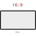 thumbnail image 2 of Feuille d'Écran de Projecteur 16:9, Écran de Projection Arrière Portable Pliable Sans Plis Blanc Rideau de Projecteur Rideau de Projection (120 Pouces), 2 of 5