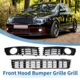 thumbnail image 2 of Unique Bargains No.8E0807681 Front Lower Hood Bumper Grille Grill for Audi A4 B6 2003-2005 Black 1 Set, 2 of 6