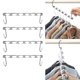 thumbnail image 2 of Perchas Armario Ropa Metal Universales Toroidales Estantes Prácticos (4 Piezas), 2 of 5
