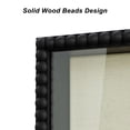 thumbnail image 4 of Shadow Box Frame 8x10 Wood Deep Display Case With Beads Door And Glass Window  Memory For Pictures Medals Memorabilia Collections Black, 4 of 8