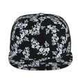thumbnail image 2 of Fotbe Flower Flat Bill Visor Cap Classic Snapback Hat Polyester Foam Trucker Hat Trucker Cap Adjustable Baseball Cap, 2 of 9