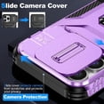 thumbnail image 2 of Funda para GANGXUN iPhone 13 Pro Max - Soporte metálico, Función magnética, Morado, 2 of 5