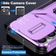 thumbnail image 2 of Funda para GANGXUN iPhone 13 Pro Max - Soporte metálico, Función magnética, Morado, 2 of 5