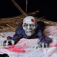 thumbnail image 3 of Yuarrent Decoraciones de fantasmas eléctricos de Halloween, adorno de terror con Control de voz, espectro de rastreo, suministros de fiesta activados por Kits de decoración para fiestas Gris Yuarrent HA068185-01, 3 of 6