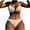 Beige, variant on Aloohaidyvio sexy bikini swimsuit set,Womens Two-Piece Solid Color Sexy Swimsuit Split Halter Bikini, Swimsuits for Women 2 Piece