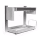 thumbnail image 5 of Escurridor de Trastes EKE Life Home de Lujo Aluminio 2 Niveles, 5 of 7