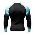 thumbnail image 3 of Mens Athletic Long Sleeve Compression Shirt Quick Dry Rash Guard Base Layer for Men Gym Running Workout Training T Shirt Top, 3 of 4