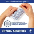 thumbnail image 7 of 100 Wallaby 400cc Oxygen Absorbers - Vacuum Sealed in Ten Packs - Food Safe for Long-Term Food Prepping & Storage in Mylar Bags, Canning, Harvest Right Freeze Dried & Dehydrated Foods, 7 of 7