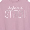 thumbnail image 3 of Instant Message - Lifes A Stitch - Women's Racerback Tank Top, 3 of 6