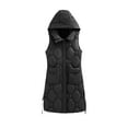thumbnail image 6 of Spring Saving GaThRRgYP Cardigan for Women Plus Size,Women Warm Pocket Hooded Coat Long Jacket Winter Sleeveless Down Parkas, 6 of 7