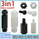 thumbnail image 2 of M2 M2.5 M3 M4 Nylon Motherboard Standoff PCB Support Circuit Board Column Rack Pillars Spacer Plastic Hex Screw Bolt and Nut Set, 2 of 5