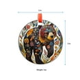 thumbnail image 5 of Botanical Bear Suncatcher Ornament Window Hanging Home Decor Garden Halloween Christmas Wedding Housewarming Gifts, 2025, Holiday 2025, Holiday Decoration, Seasonal Keepsake,, 5 of 5