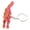 Red gold, variant on Fashionable 3D Wolf Keychain With High Detail for Distinctive Decoratioin