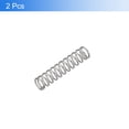 thumbnail image 3 of Uxcell 2Pack Compression Springs, 1mm Wire Diameter x 8mm OD x 50mm Length Stainless Steel Extension Spring, Silver, 3 of 5