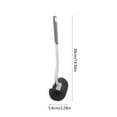 thumbnail image 3 of Multi-Angle Toilet Bowl Brush with Cap - Rubber Slit Brush for Deep Cleaning, Toilet Brush That Cleans Every Corner, Hygienic Household Toilet Cleaning Tool, 3 of 6