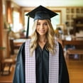 thumbnail image 6 of Disketp Purple Checkboard Graduation Stole Class of 2024 Customized Congratulations Sash ,Unisex, 72", 6 of 7