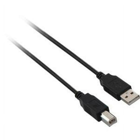 UPC: 0662919033328 | V7 USB Cable USB 2.0 A Male to USB 2.0 B Male 5m 16.4ft  Black