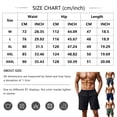 thumbnail image 3 of Trgacdwlo Men Quick Dry Shorts Elastic Waist Drawstring Workout Shorts Mens Wide Leg Summer Running Men's Gym Shorts with Pocket Black XXXL, 3 of 8